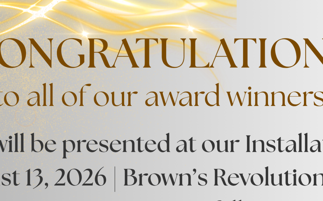 Congratulations to our Award Winners